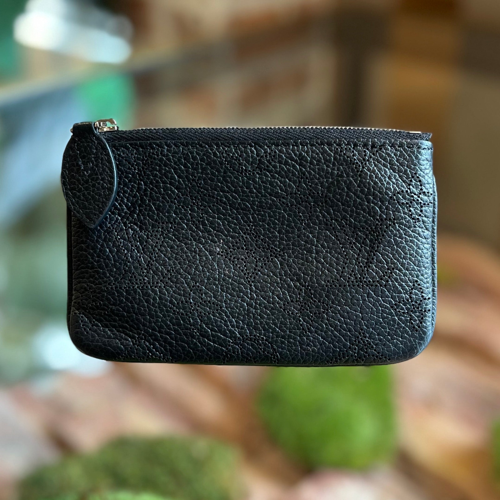 Louis Vuitton Black Mahina Key Pouch